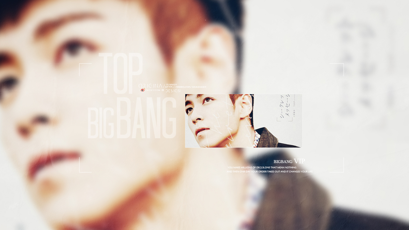 bigbang#top崔胜贤#原创电脑壁纸#微博:original-design-summernicky