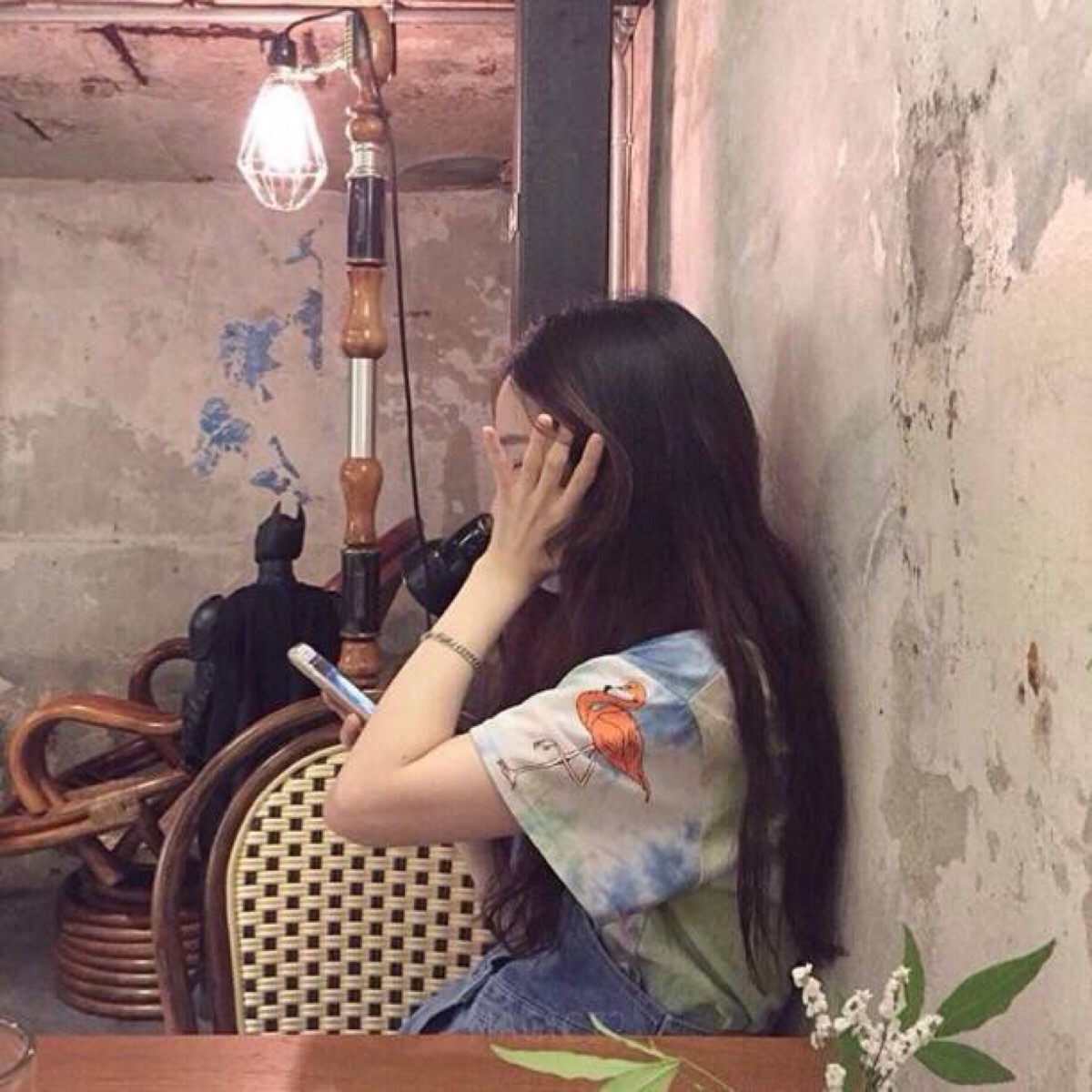 女生头像 侧脸