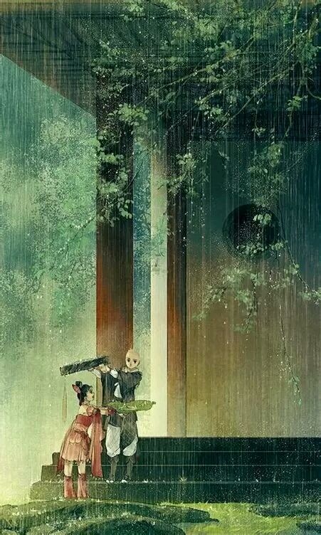 不负如来不负卿————插画,风景,人物,古风,手绘,水彩,涂鸦,唯美
