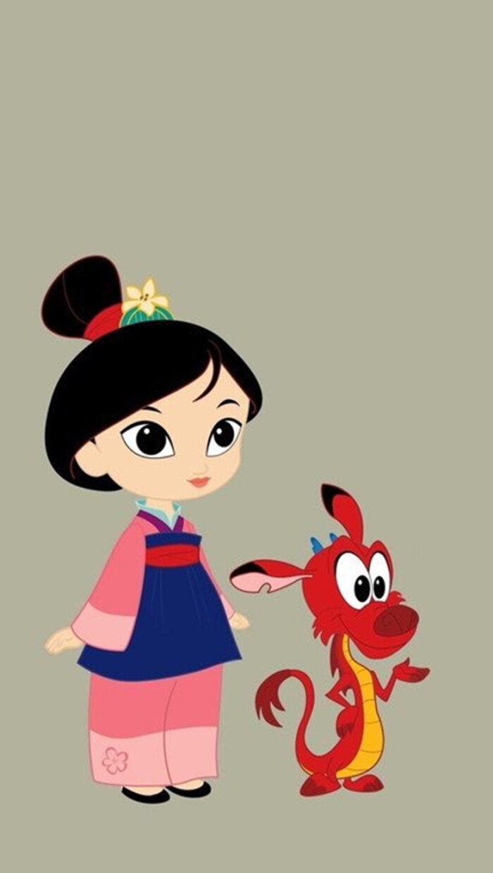 iphone 壁纸 迪士尼 花木兰