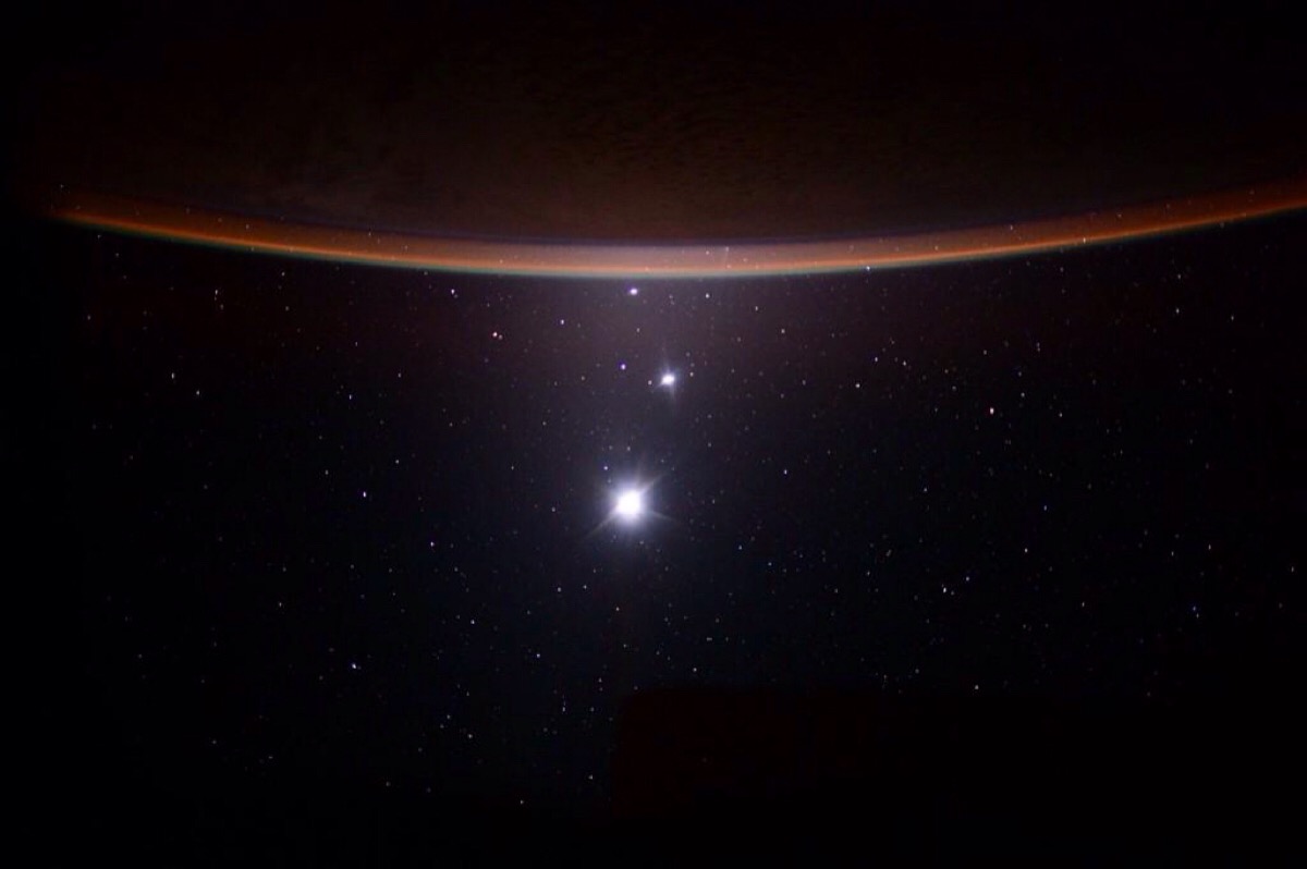 月亮,金星和木星