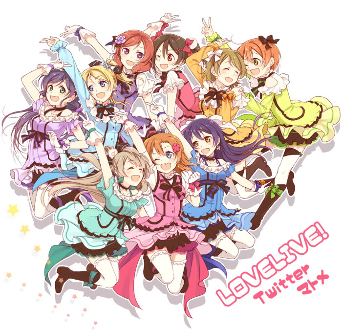 lovelive μ"s 穗乃果 小鸟 海未 妮可 绘里 希 真姬 花阳 凛 壁纸