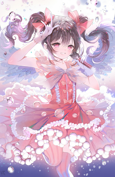 二次元#人物#少女#唯美#头像#封面#手绘#壁纸#原创#同人#插画#【雪愿
