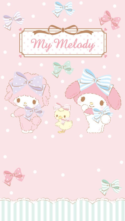 【壁纸】壁纸◎hallo kitty,my melody