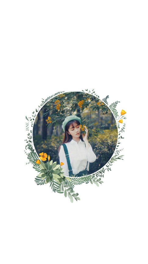 锁屏壁纸美女小清新