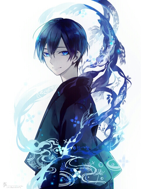 【pixiv】 #p站#动漫#二次元#美男#蓝色系