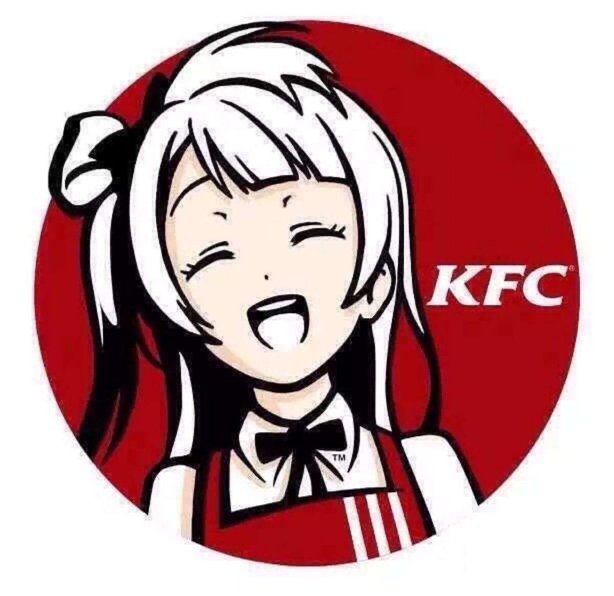 动漫头像 kfc 少女 可爱