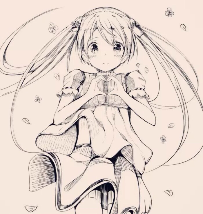 素描少女