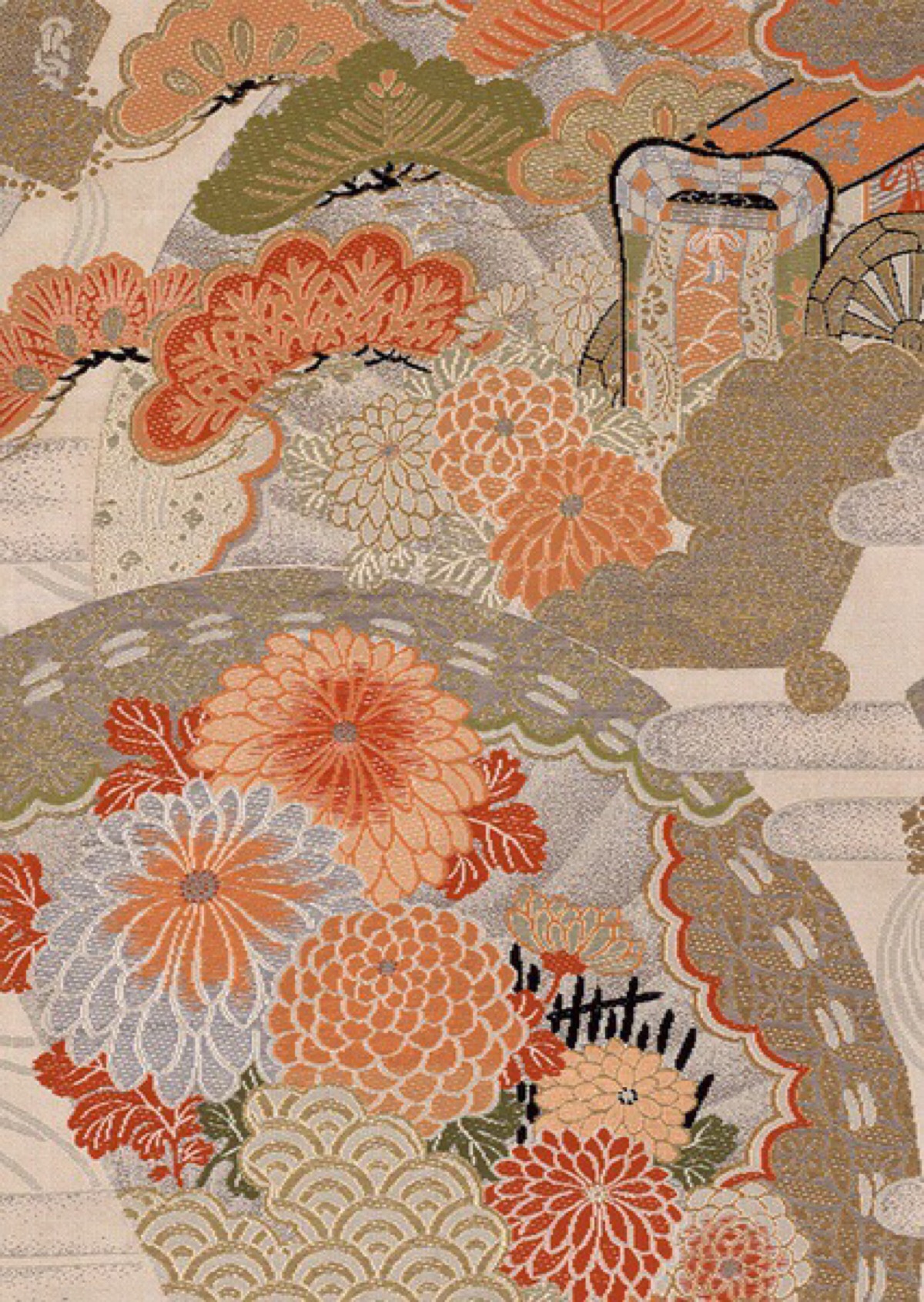 日本传统织物纹样