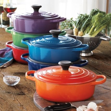 le creuset 法国的知名厨具品牌 铸铁珐琅锅