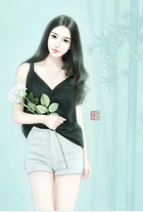 手绘 现代女子