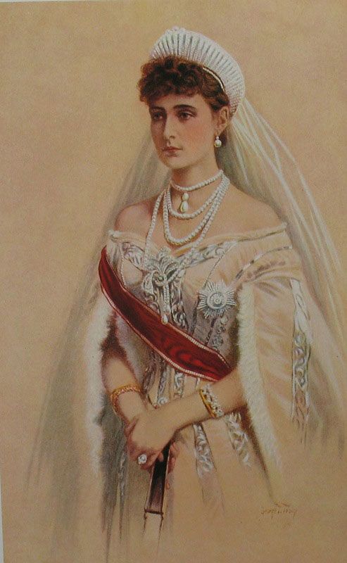 empress alexandra feodorovna 俄国最后一位沙皇尼古拉斯二世的妻子