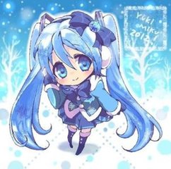 【雪初音】 萌 可爱 梦幻 p站 可爱 萝莉 q板