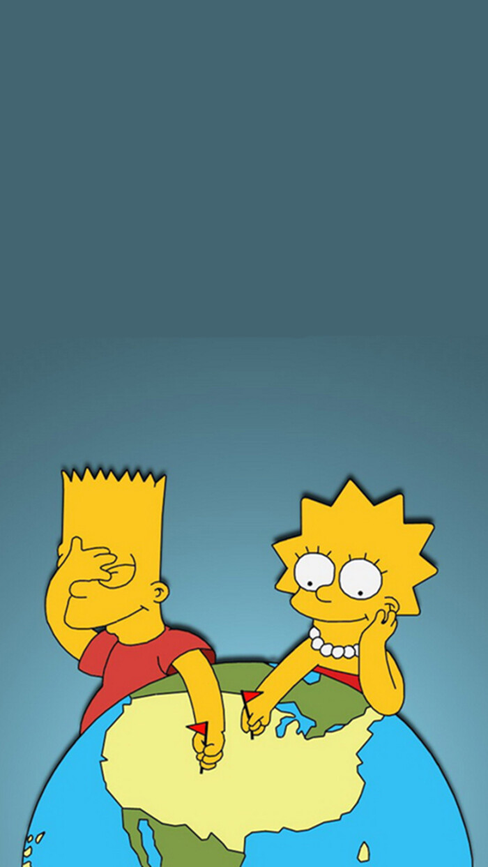 iphone 壁纸 辛普森 simpson