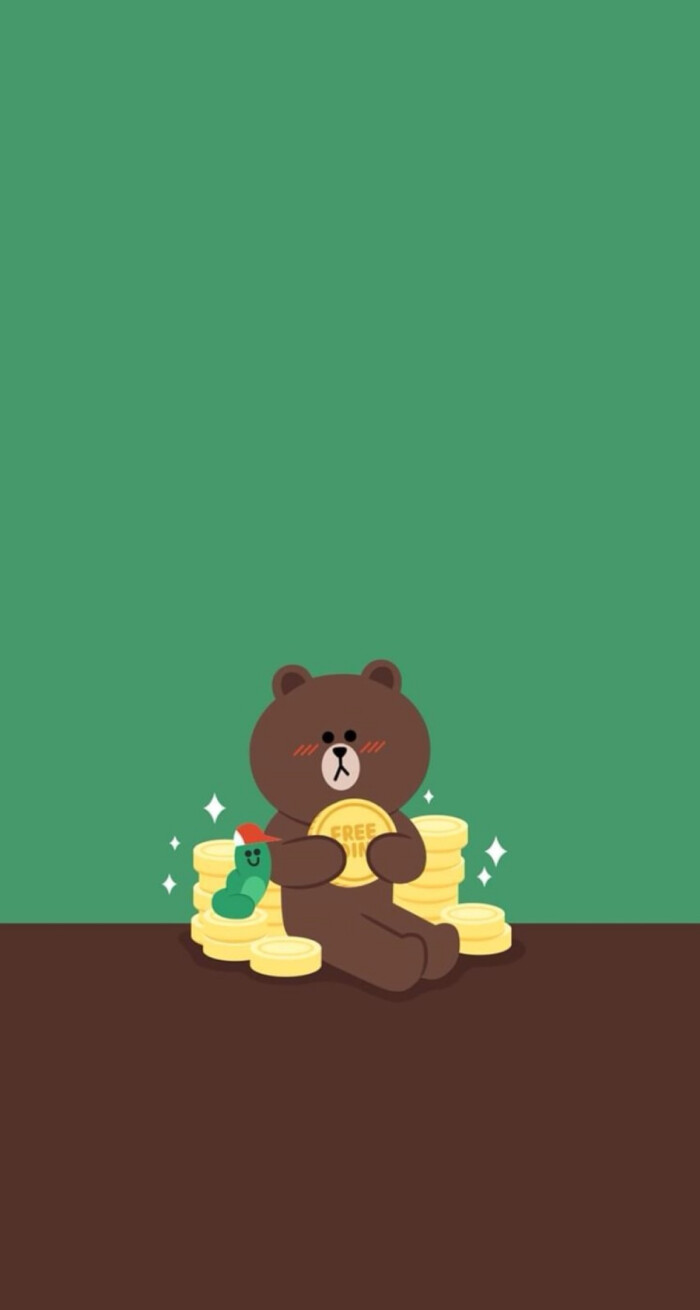 line friends 苹果手机高清壁纸首发.