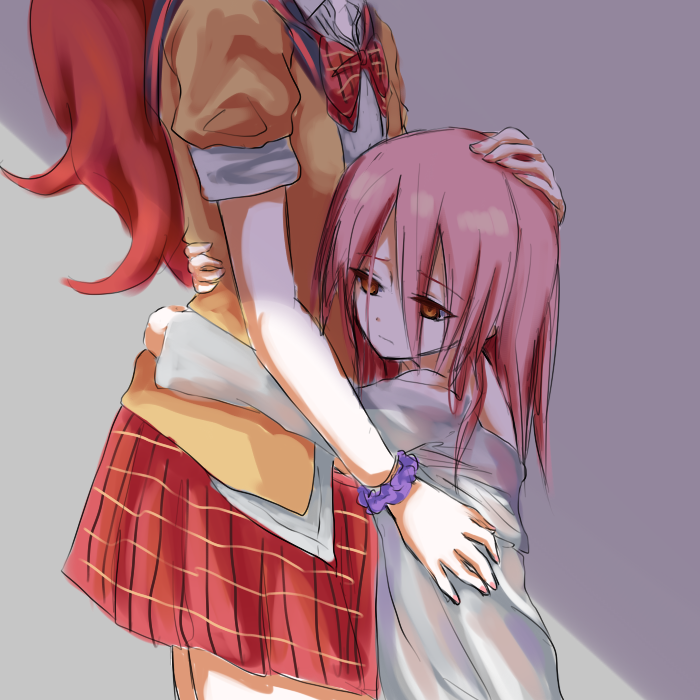 nyasa p站 二次元 插画 少女 动漫 恶魔之谜 寒河江春纪 犬饲伊介 id=