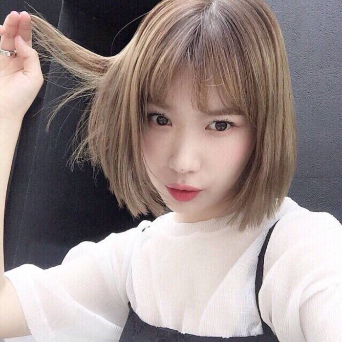 短发染色