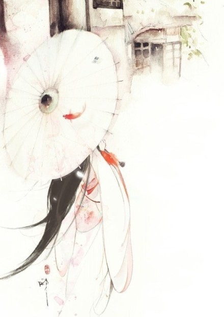 插画唯美意境古风