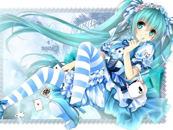 初音未来 歌姬 动漫 二次元 萌 可爱 唯美 梦幻 头像 女生 美少女 权