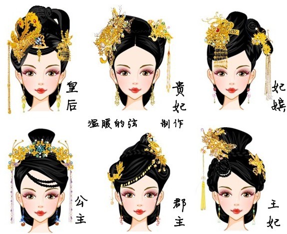 中国风-古代发型