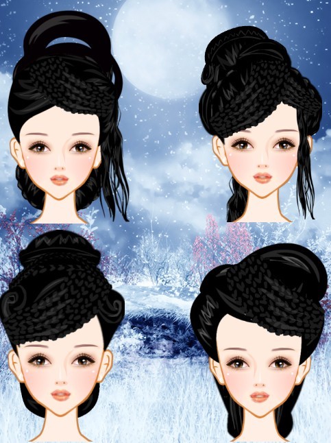 中国风-古代女子发型