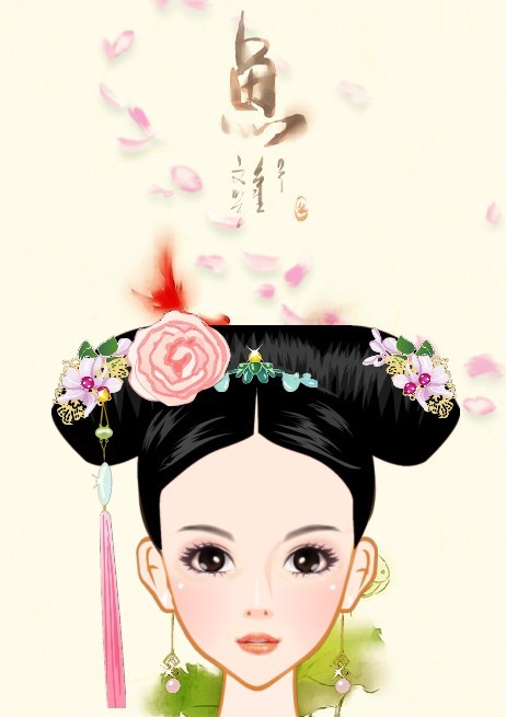 中国风-古代女子发型头饰-堆糖,美好生活研究所
