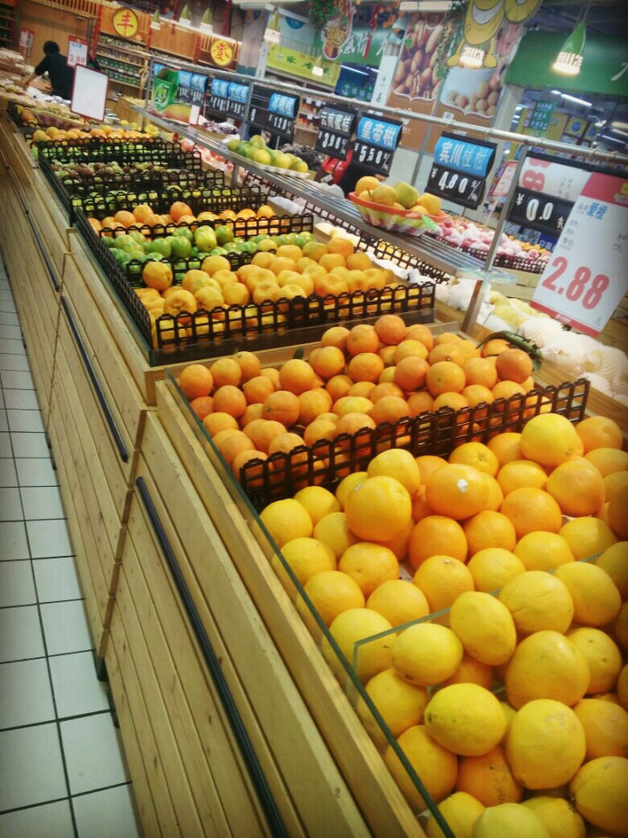 超市 橘子 水果