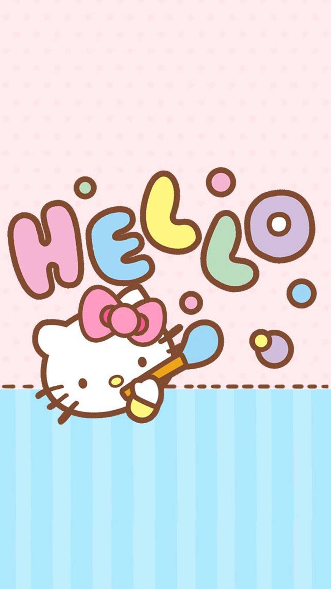 kitty猫图片锁屏,kitty猫图片卡通图片 kitty猫 可爱手机锁屏壁纸 小清新手机壁纸