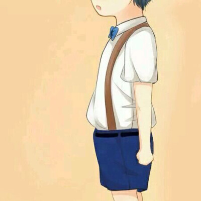 情侣头像,日系动漫男孩.