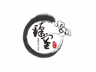中国风字墨 logo 平面 图标 设计