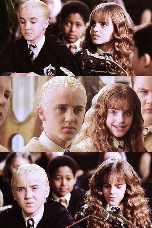 &quot;i"m malfoy,draco malfoy&quot;&quot;heremione