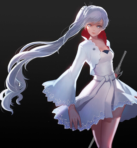 插画 少女 封面 头像 人物 p站 二次元 壁纸 原创 rwby weiss schnee