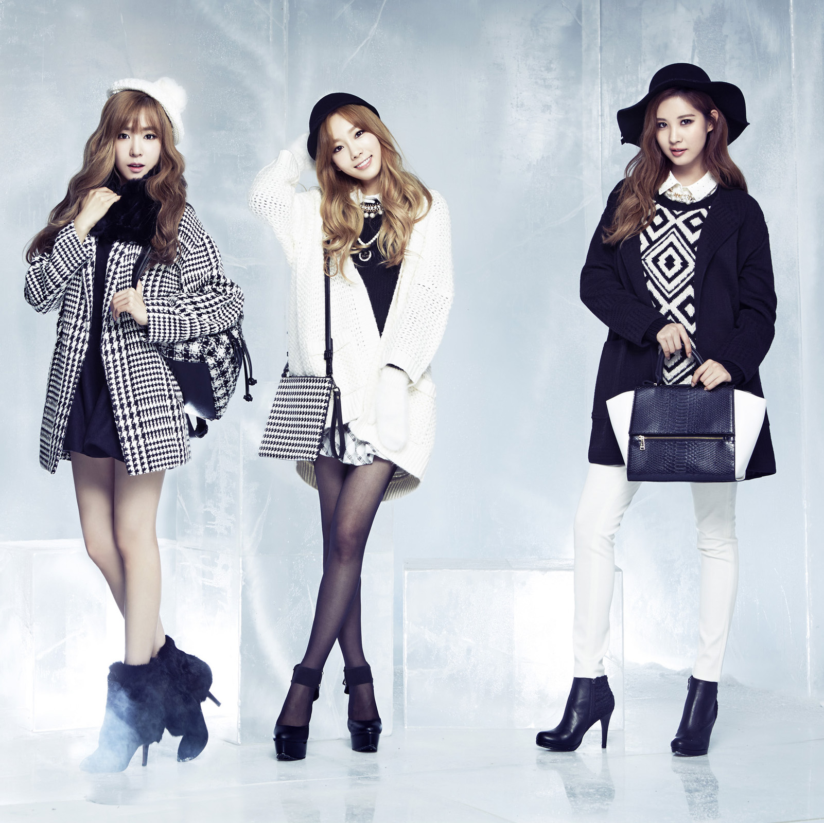 少女时代 tts 金泰妍 黄美英 徐珠贤 mixxo 2015 winter look book