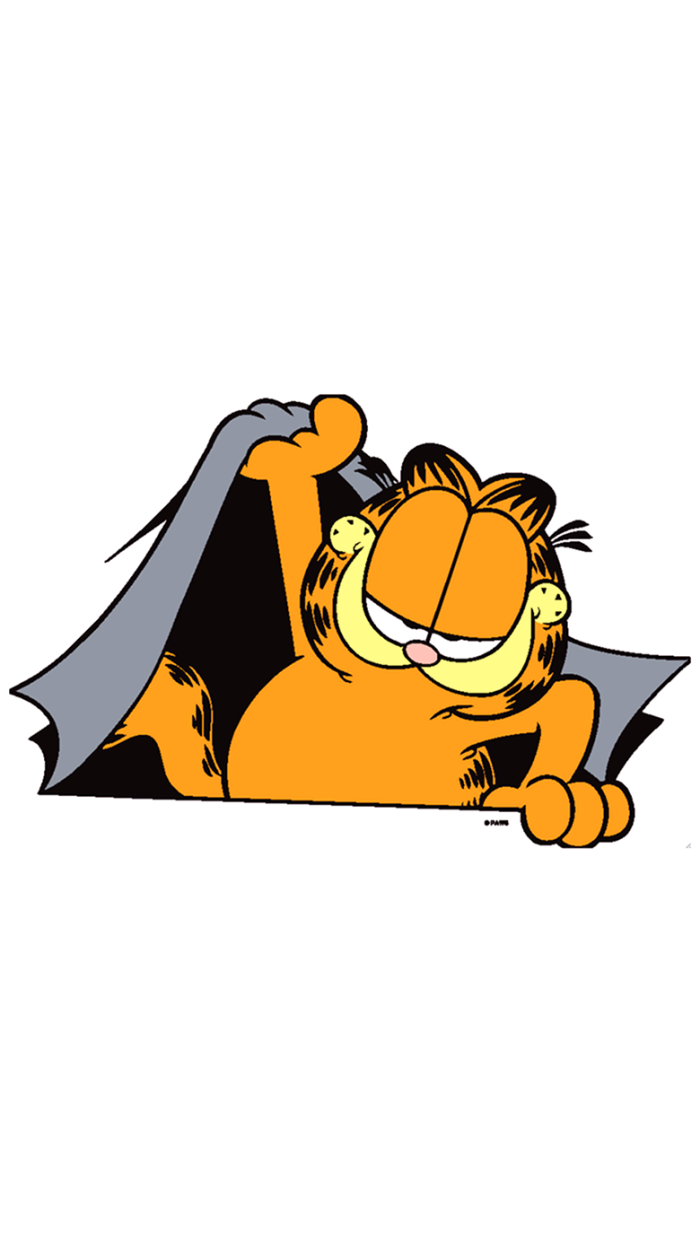 iphone 壁纸 加菲猫 garfield