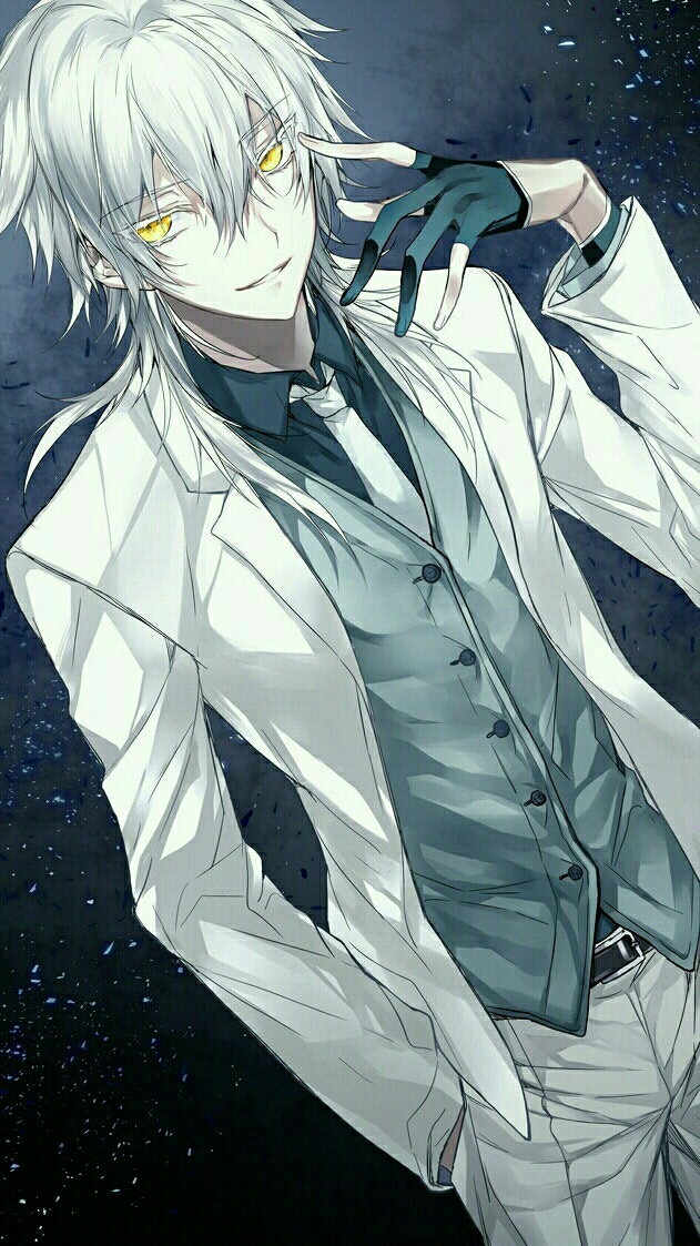 【此间少年】二次元 美少年 刀剑乱舞 鹤丸国永 冷色调 白色系 制服控