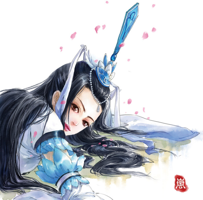 古风~中国风~插画~手绘~美男~妖孽~美女~古风场景~古风成双成对~古风
