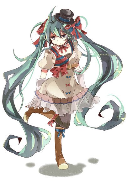 初音p站 二次元 插画 少女 头像 原创 壁纸 初音未来 vocaloi id=