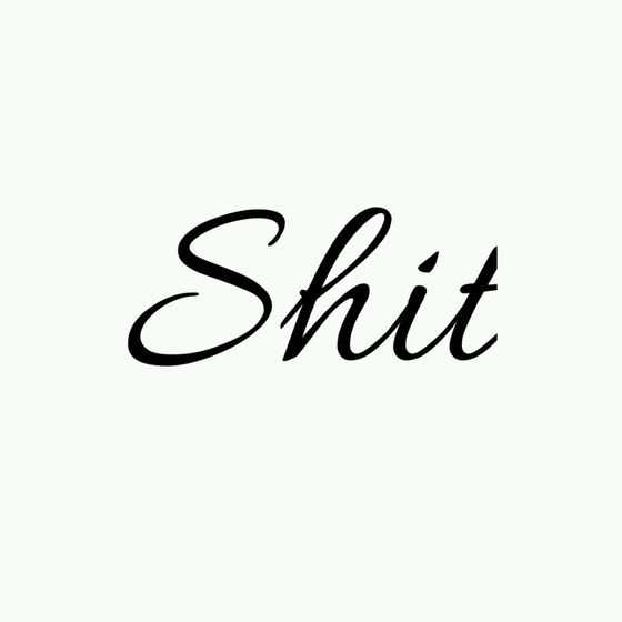 橡皮章素材 字素 shit 转载 侵删