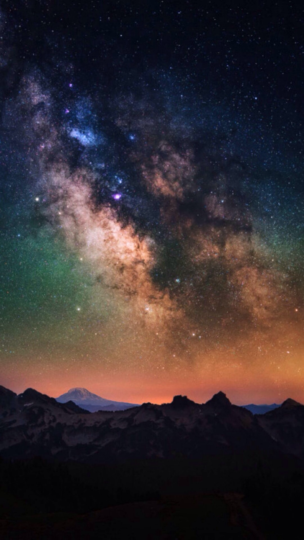 唯美星空 夜景 夜空 星光 自然风景 iphone手机壁纸 唯美壁纸 锁屏