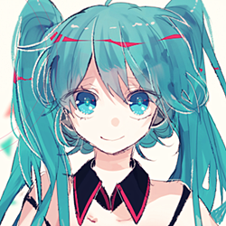 二次元头像 萌萌哒 初音