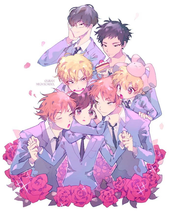 樱兰高校男公关部 逆后宫 画师:inhye id=13128008 #pixiv[侵删]