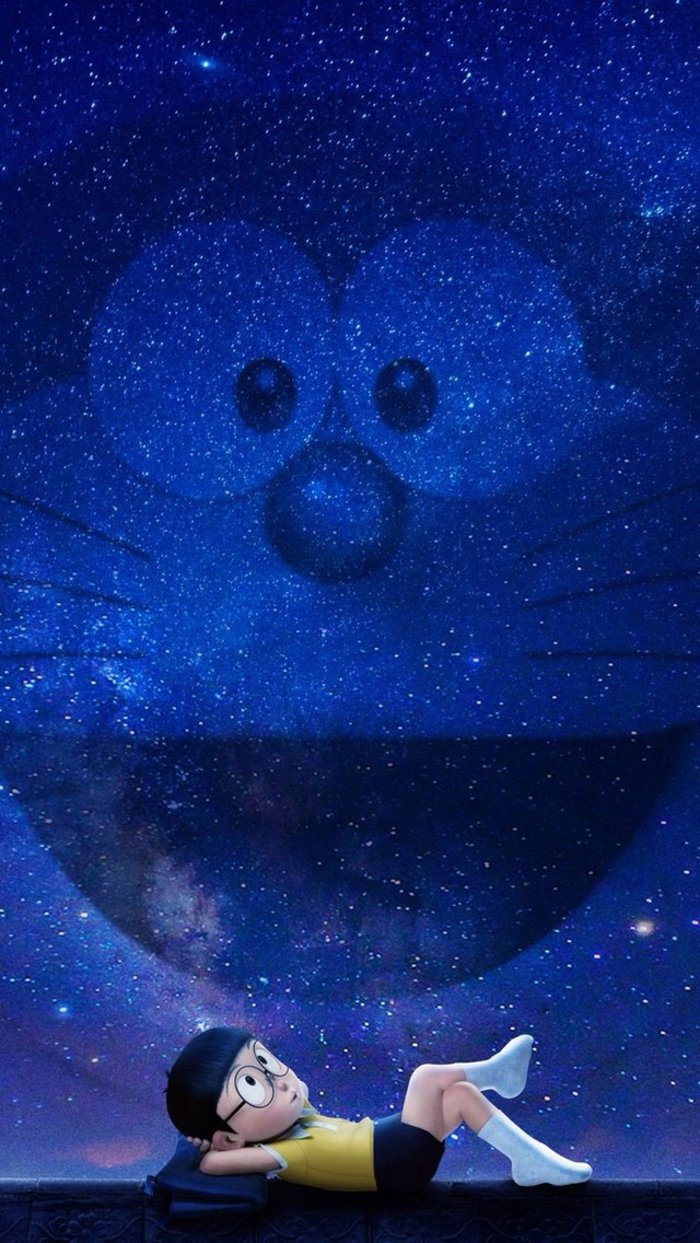 哆啦A梦 壁纸 机器猫 小叮当 关注微信公众…-堆