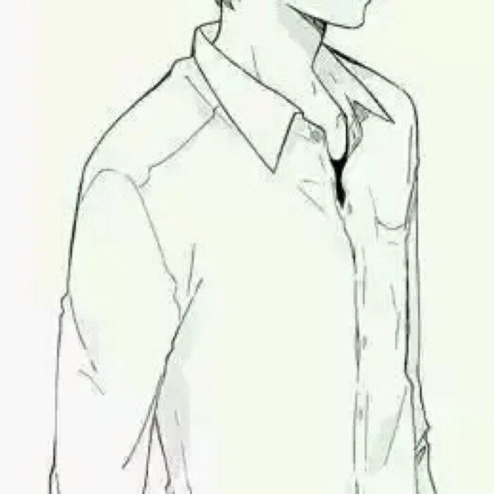 黑白 线条系 素材 男女 头像 动漫 壁纸 插画 手控福利 高清