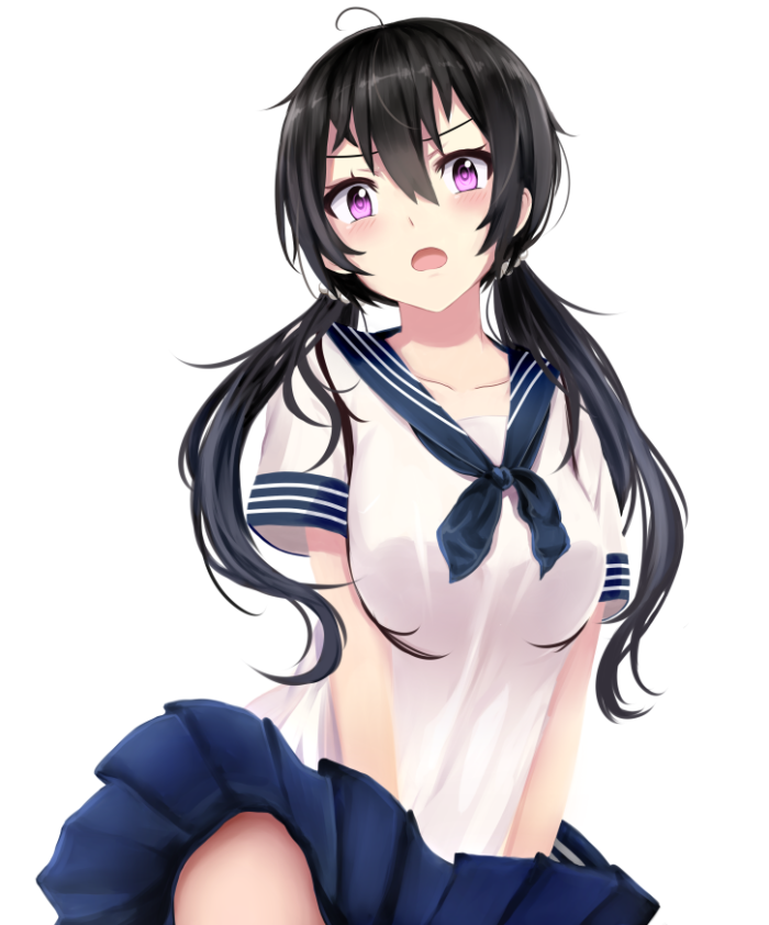 关注  双马尾 插画 水手服 短裙 二次元 评论 收藏