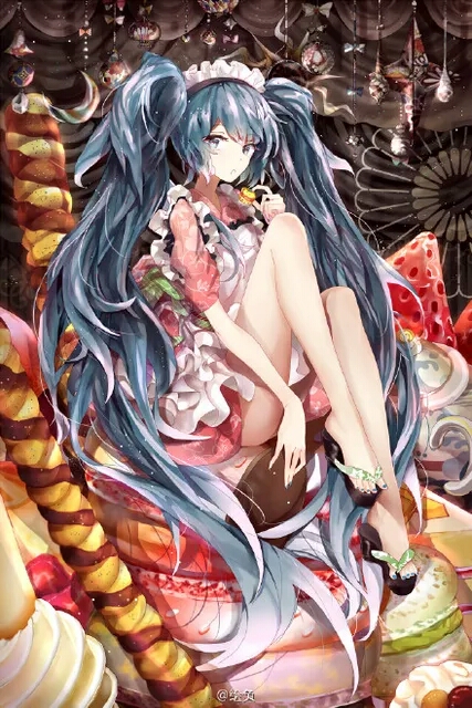 美食娘 初音未来 好想吃 二次元动漫 miku 世界第一的公主殿下