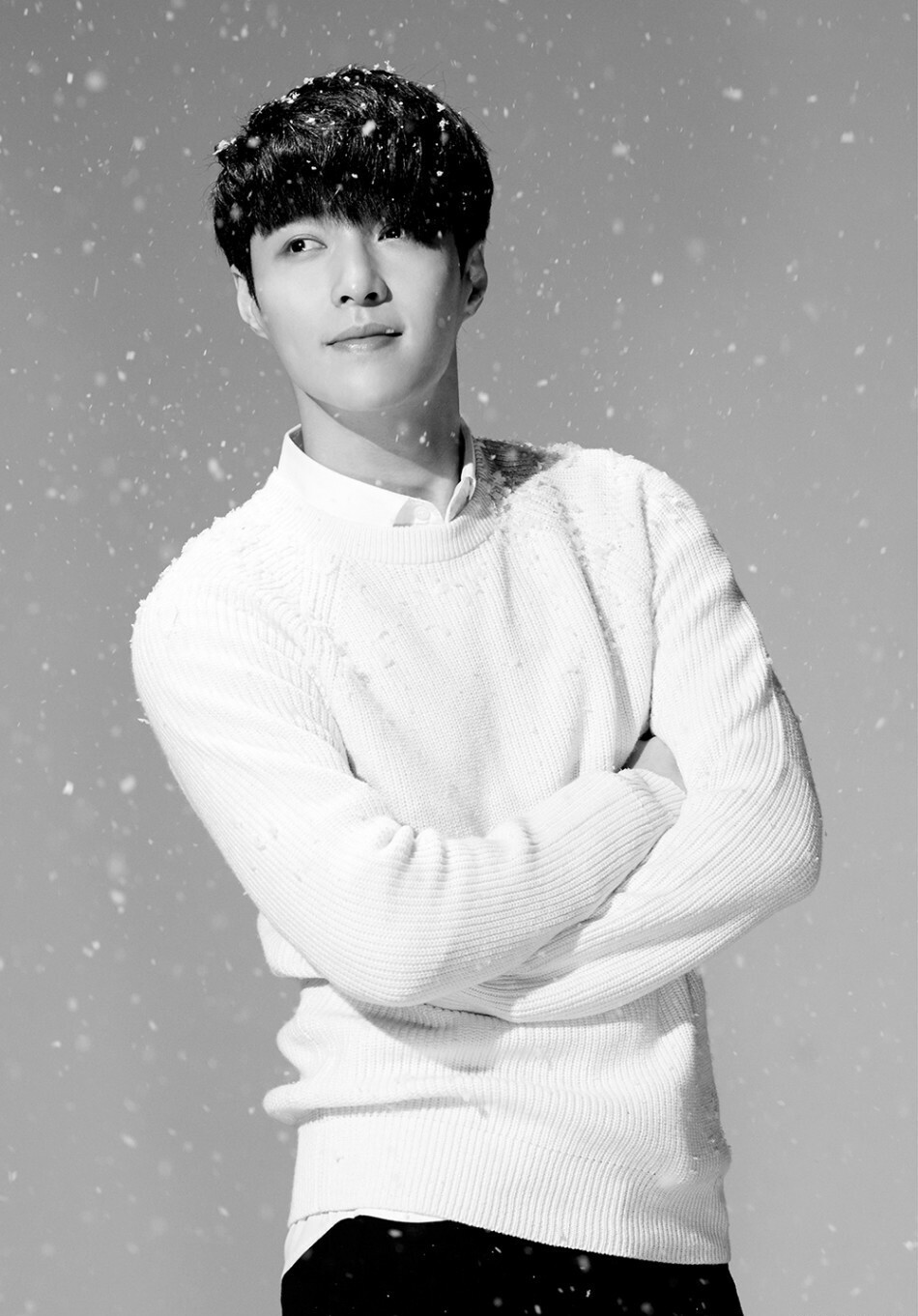 exo 张艺兴lay 冬日特辑《sing for you》黑白预告照 高清