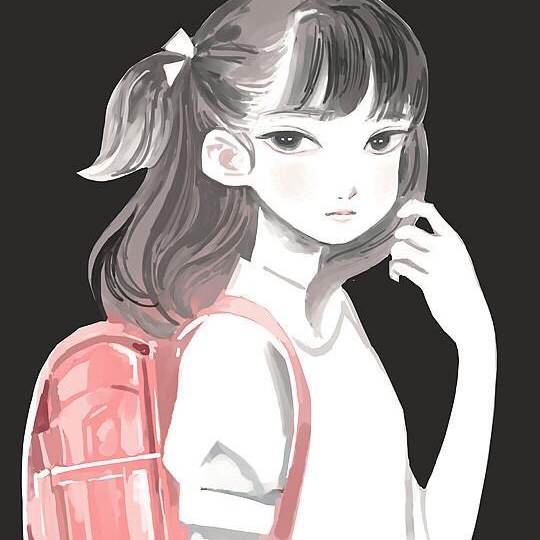 〔七七〕 黑白头像 手绘 个性 软萌 傲娇 高冷 搞怪 萌女头 女生头像