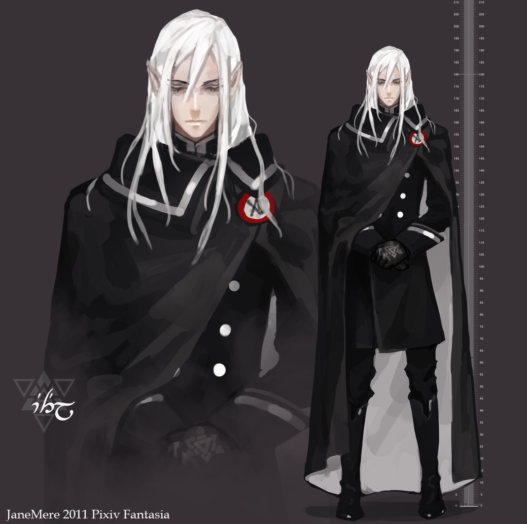 白长发 美少年 【图源网络】【侵删】