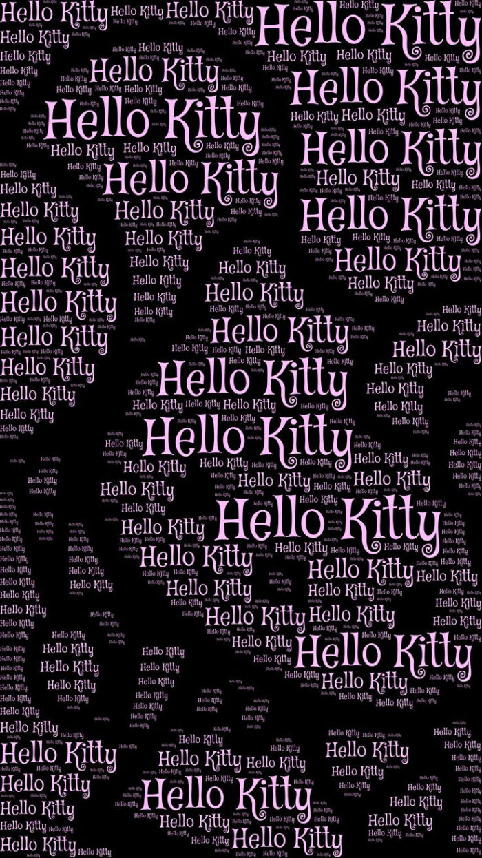 hellokitty 壁纸 黑色 高清