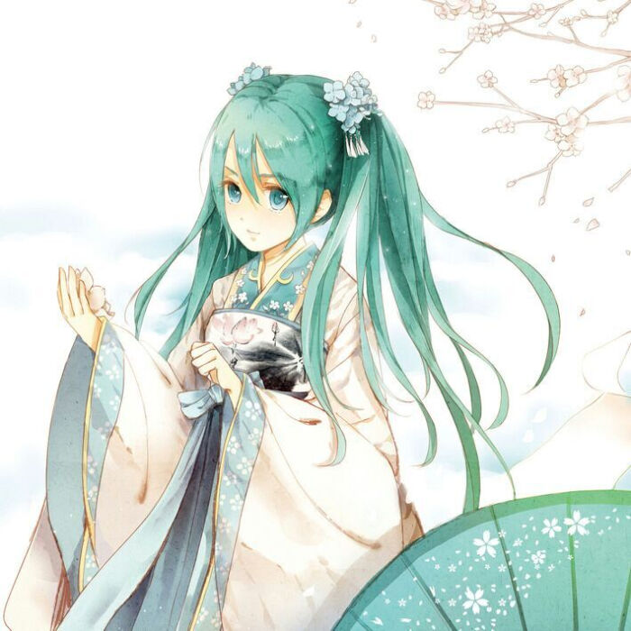 初音 和服